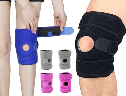 BraceAbility Open Patella/Open Back Neoprene Knee Sleeve | Water-Resistant  Athletic Compression Knee Brace for Swimming, Wakeboarding, Scuba Diving